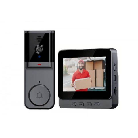 Išmanus Wi-Fi video durų skambutis 1080p Full HD Smart Home